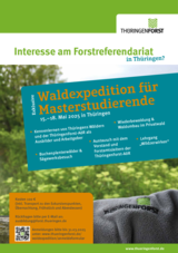 Linkziel: Link zum Beitrag mit dem Thema Waldexpedition 2024; Bildinhalt: 